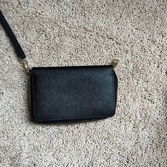 Tory Burch Emerson Wristlet - Black - Picture 2 of 4